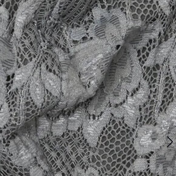 COSABELLA LACE PLEATED NEVER SAY NEVER FACE MASK - DARK GREY - Picture 3 of 5